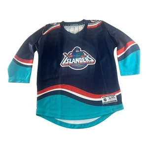 New York Islanders NHL Fisherman Third Jersey Youth Size L/XL NWT Hockey - Picture 1 of 15