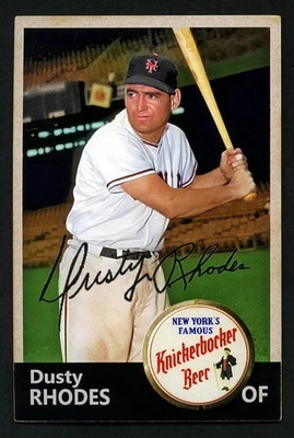 Banty Red "1954" Knickerbocker Giants DUSTY RHODES, New York Giants - Bild 1 von 4