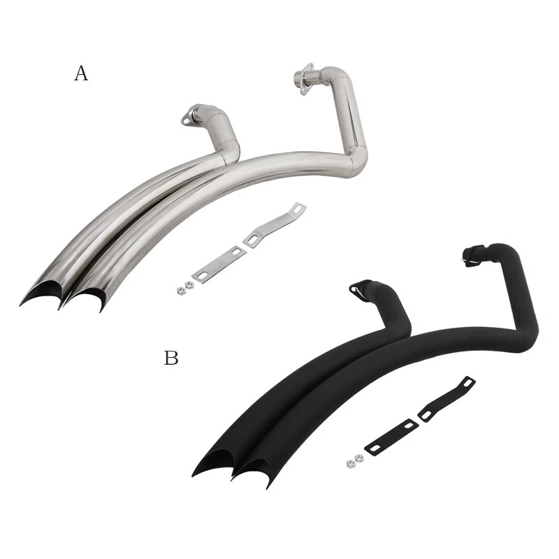 Silenciador de tubo de escape sistema completo Slip para Honda Shadow Aero 750 VT750C 2004-2024 Foto 1 de 4