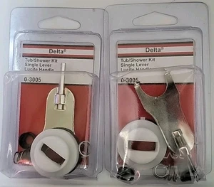 Delta Wanne/Dusche Kit 0-3005 Einhebel Lucite Griff 2er Pack - Bild 1 von 3