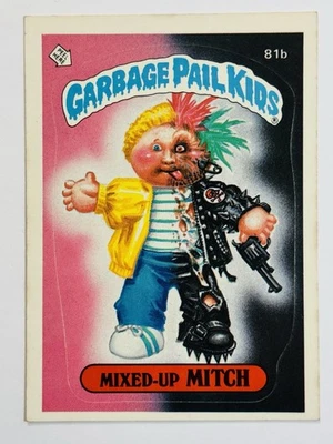 1985 Topps Garbage Pail Kids GPK - Series 2 -Glossy- MIXED-UP MITCH #81b (EX) - Image 1 of 4
