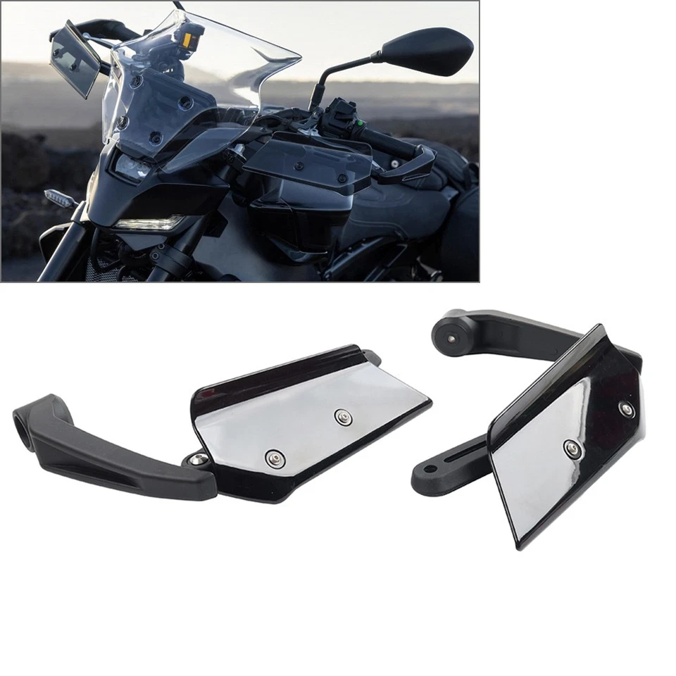 Handguard Shield Hand Guard Bracket Kit Black For Yamaha MT-09 MT09 SP 2024 2025 Foto 1 de 4