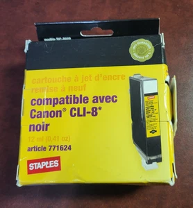 Agrafes pour cartouche d'encre américaine Canon CLI=8 NOIRE #771624 - Photo 1/3