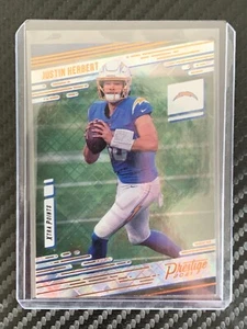 Justin Herbert - NFL - 2021 Prestige - Diamond Xtra Points - Chargers #192 - Bild 1 von 2