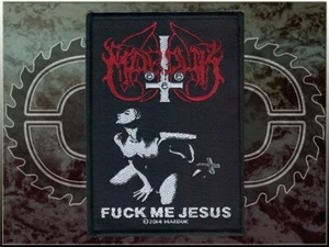 MARDUK - Fuck Me Jesus PATCH NEW, Black Metal, TSJUDER, MAYHEM, 1349 - Bild 1 von 1
