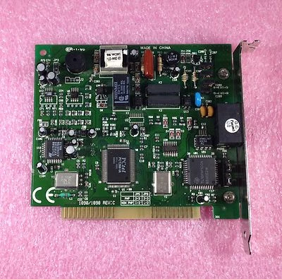 BEHAVIOR TECH FAX MODEM CARD 1898 - INTERNAL 8-BIT ISA 33.6k V.34bis - E5X1898 - Image 1 of 4