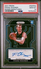 2021 Panini Prizm Franz Wagner Sensational Signatures Auto Rookie Card RC PSA 10