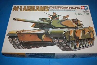 Tamiya 35124 - US M-1 Abrams Main Battle Tanks scala 1/35 - Immagine 1 di 2