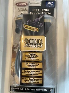 BELKIN PRINTER CABLE PRO SERIES 6' PC COMPATIBLE IEEE 1284 FASTER DATA TRANSFER - Picture 1 of 1