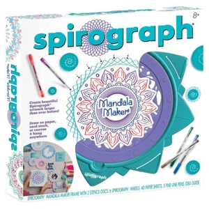 SPIROGRAPH | MANDALA MAKER | CREATE BEAUTIFUL SPIROGRAPH ARTWORK | CREATIVE TOY - Picture 1 of 9