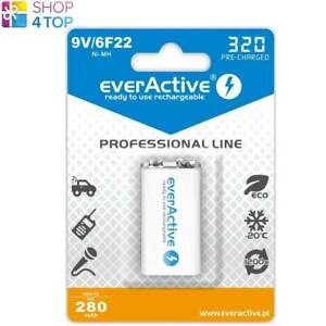 EVERACTIVE SILVER LINE 6F22 RECHARGEABLE BATTERY 9V E BLOCK 200mAh NEW