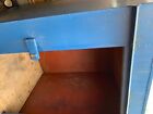 Blue Metal Storage Container With Door Used For Tool Storage 180X150x130 Approx
