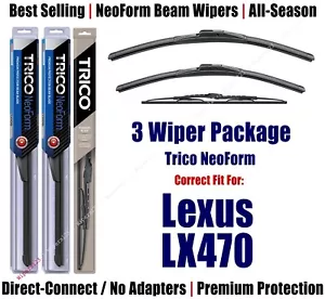 Limpiadores delanteros y traseros 3 un. - NeoForm - aptos para Lexus LX470 2000-2007 - 16240/220/30160 - Imagen 1 de 1
