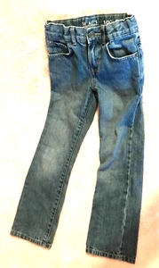 Children's Place 100% cotton denim jeans, little boy 7 SLIM, boot cut - Picture 1 of 3