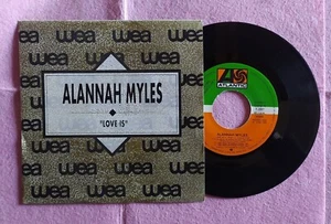 7” ALANNAH MYLES ‎– Love Is - Atlantic ‎1.287 - SPAIN - PROMO - 1989 (EX/EX+) - Picture 1 of 2