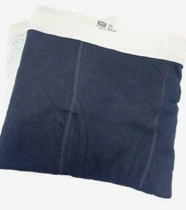Foundry 12 Pcs Men's Underwear Big & Tall Cotton Boxer Brief Black - Picture 1 of 3