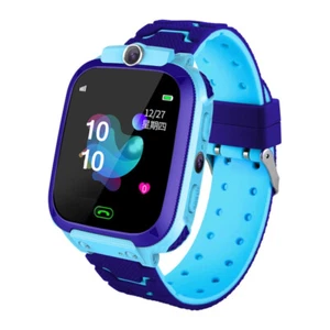 Kinder Smartwatch mit Telefonfunktion Armbanduhr Smart Watch SOS Sim Blau S5 - Bild 1 von 11