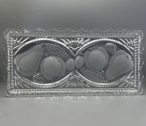 VTG Bleikristall Beyer "Bavarian Harvest" cut lead crystal serving tray ๐ฉ๐ช - Picture 1 of 8