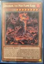 YuGiOh Dogoran, the Mad Flame Kaiju Rare 1st Edition CORE-EN087