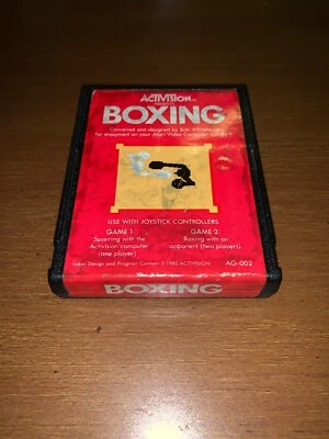 Boxing (Atari 2600, 1980) Red Label (AG-002) ActiVision - Image 1 of 2