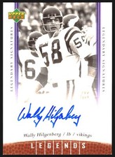 2006 Upper Deck Legends Wally Hilgenberg Legendary Signatures Auto #39