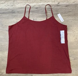 Women’s Time & Tru Adjustable Spaghetti Strap Cami Tank Top Size XXXL / 3XL - Picture 1 of 4
