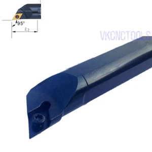 Herramienta de torneado de barra perforadora de torno interno S16Q-SDXCR07 (16 mmSHK × 180 mm) para DCMT0702 - Imagen 1 de 2