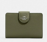 medium id zip wallet with night desert postcard