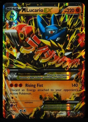 Mega Lucario EX #55 LP Pokemon Card - Image 1 of 3