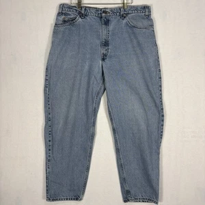 Jeans vintage Levi's 560 36x30 lengüeta naranja calce suelto cónico lavado claro Y2K holgados - Imagen 1 de 12