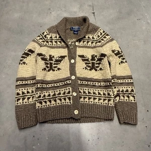Polo Ralph Lauren Cowichan Strickjacke Adler 90er Medium Vintage Vintage - Bild 1 von 8