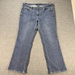 Calvin Klein Jeans Womens 16W Bootcut Stretch Denim Jeans Classic Fit Casual - Picture 1 of 6