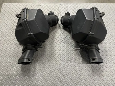 BMW F06 F12 F13 F10 M6 M5 S63 Right Left Air Filter Cleaner Box Housing Set OEM - Image 1 of 4