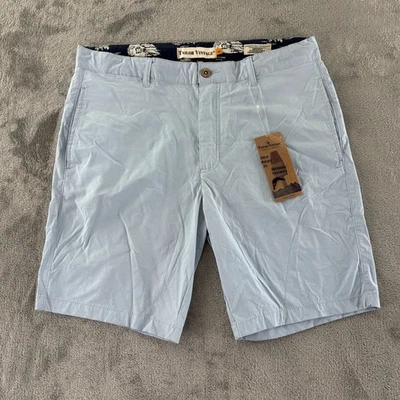 Tailor Vintage Greenwich Hybrid Short Mens 36 Skyway Blue 9" Inseam Slim Stretch - Image 1 of 4