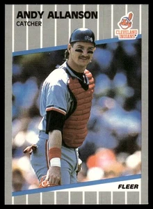 1989 Fleer #396 Andy Allanson - Picture 1 of 2