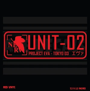 Evangelion - Nerv Unit -02- Anime Laptop Car Vinyl decal sticker - Picture 1 of 4