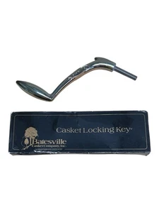 Batesville Sarg abschließbare Schlüssel Kurbel kupferfarben Beerdigung Sarg Werkzeug KOSTENLOSER VERSAND - Bild 1 von 3