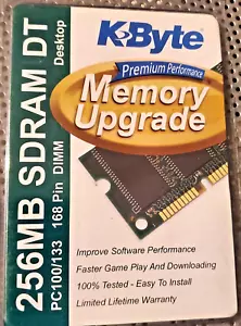 KTD-OPGX1N/128 Kingston 128MB SDRAM Non ECC PC-100 100Mhz Memory - Picture 1 of 2