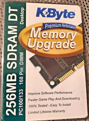 KTD-OPGX1N/128 Kingston 128MB SDRAM Non ECC PC-100 100Mhz Memory - Image 1 of 2
