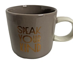 Taza de café o té Starbucks Speak Your Kind 2017 coleccionable de cerámica de 3" x 3,25" - Imagen 1 de 4