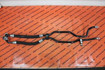 Bmw X3 E83 3.0d M57 Oem Pair Of Gearbox Oil Cooler Pipes Hoses 3448401 3448402 • 59.30€