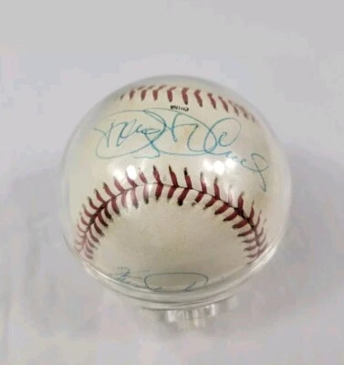 Fergie Jenkins HOF 91 / Doug Decinces BAL / Tommy Holmes Autographed Baseball - Image 1 of 4
