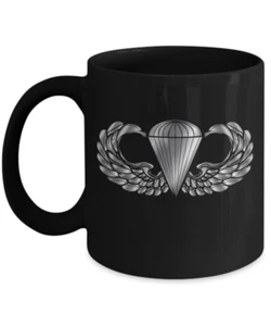 Airborne Coffee Mug - Parachutist Badge - Picture 1 of 12