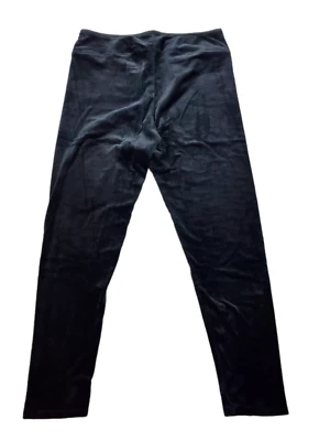 Leggings para mujer Cuddl Duds doble felpa de terciopelo talla L color negro Foto 1 de 4