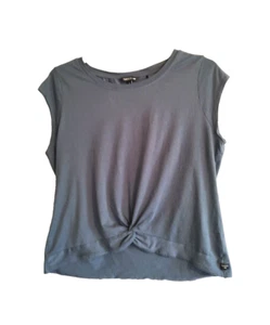 Toad & Co. Medium Blue Knot Top Women's XL sleeveless Organic Cotton Tencell - Picture 1 of 6