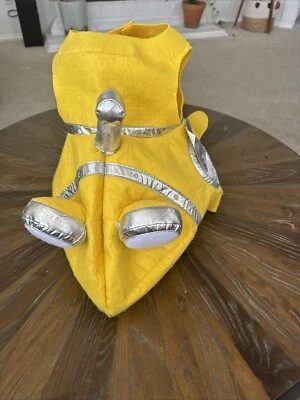 Pottery Barn Kids 3D Yellow Submarine Halloween Costume Sz Small Rare NWT - Image 1 of 4