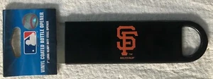 MLB San Francisco Giants Baseball 7” Steel Vinyl Coated Bottle Opener - NEW!! - Picture 1 of 3