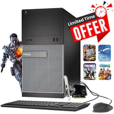 Dell OptiPlex Gaming Computer PC, Intel i5 Quad Core Gen 2, with