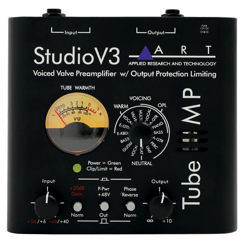 ART Tube MP Studio V3 Voiced Valve Preamplifier with Power Supply - Image 1 of 2