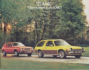 1977 AMC Pacer Gremlin Matador Hornet Vintage Sales Brochure - Imagen 1 de 1